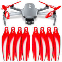 Hubsan Zino Mini STEALTH Prop Set Red (4 pcs)