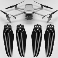 9.4x5.3 Mavic 3 Stealth Folding Propeller Set Black (4 pcs)