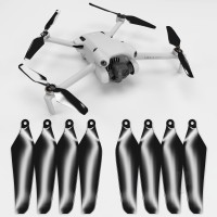 DJI Mini 4 / 3 Pro SUPER STEALTH Upgrade Propellers - Black (4 pcs)