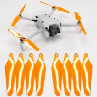 DJI Mini 4 / 3 Pro SUPER STEALTH Upgrade Propellers - Orange (4 pcs)