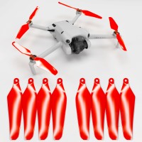 DJI Mini 4 / 3 Pro SUPER STEALTH Upgrade Propellers - Red (4 pcs)