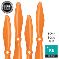 6x4.5 RS-FPV Racing Propeller Set Orange (4 pcs)