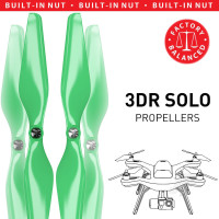 10x4.5 MR SL Propeller C Set Green, Built in Nut for 3DR SOLO (4 pcs)