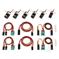 Servo Set with cablesM6/UNI FUNRAY (complete)