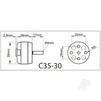 ROXXY BL Outrunner (C35-30-14)