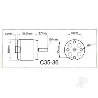 ROXXY BL Outrunner (C35-36-05)
