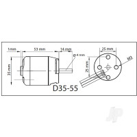 ROXXY BL Outrunner (D35-55-04)