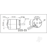 ROXXY BL Outrunner (D35-55-06)