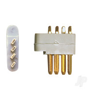 4-Pin Servo Plug 5pcs (MPX)