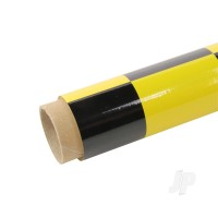 2m ORACOVER Fun-5 Large Chequered, Yellow + Black (60cm width)