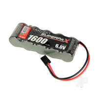 NiMH 6.0V 1600mAh 2/3A SBS-Flat, Rx-JR