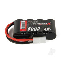 NiMH 4.8V 5000mAh SC Flat, Rx, TAM / JR