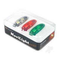 NaviLight, Daylight-Visible, Clip-On, Wireless, Rechargable Navigation Light Set