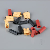 XT30 Female (Battery End) including Heat Shrink (5 pcs)