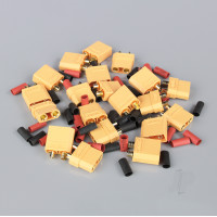 XT90 Pairs including Heat Shrink (10 pcs)