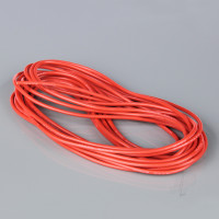 Silicone Wire, 14AWG, 25ft / 7.5m Red (on a roll)
