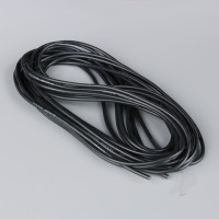 Silicone Wire, 14AWG, 25ft / 7.5m Black (on a roll)
