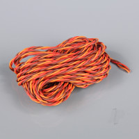 JR HD Twisted Servo Cable (without Connector) 10m