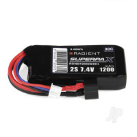 LiPo 2S 1200mAh 7.4V 30C Deans (HCT)
