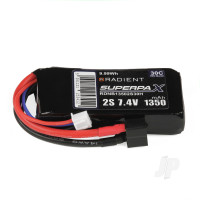LiPo 2S 1350mAh 7.4V 30C Deans (HCT)
