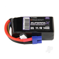 LiPo 3S 1400mAh 11.1V 50C EC3