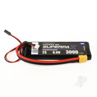 LiFe 2S 6.6V 3000mAh 30C XT60 Futaba / Hitec (Rx)