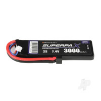 LiPo 2S 3000mAh 7.4V 30C Deans (HCT)