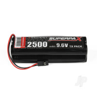 NiMH 9.6V 2500mAh AA Square, Tx, Jr