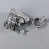 Crankcase and back plate, cam cover (for SC120FS)