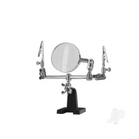 Helping Hand With Glass Magnifier