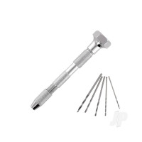 Pin Vice - Double Ended, Swivel Top +5 Drills