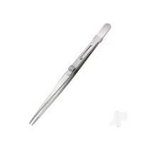 Fine Serrated Locking Stainless Steel Tweezers (PTW1093/Fr)