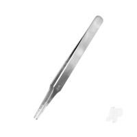 Flat Round Stainless Steel Tweezers (PTw2185/2A)