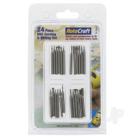 HSS Carving & Milling Set (24 pcs) (R/C9004)