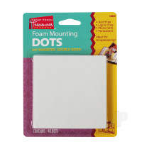 Foam Mounting Dots, Double-Sided, .75in Diameter, (48 Dots)