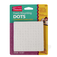 Foam Mounting Dots, Double-Sided, .25in Diameter (363 Dots)