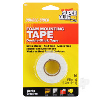 Foam Mounting Tape, Double-Sided (1.58cm x 0.91m)