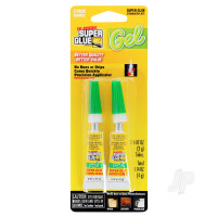 Super Glue Gel 2-Pack Small Card (2x 0.07oz, 2g)