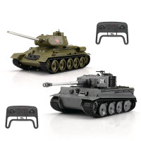 1:30 Tiger 1 vs T34 IR Battle Tanks