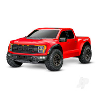 Ford Raptor R 1:10 Pro Scale 4WD Brushless Electric RTD Replica Truck, Red (+ TQi 2-ch, TSM, VXL-3S, Velineon 3500kV, Clipless Body)