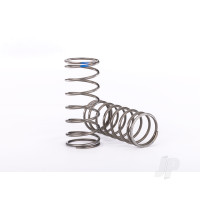 Springs, shock (natural finish) (GT-Maxx) (1.400 rate, Blue stripe) (2)