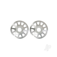 Wheel centres, Method Race Wheels 703 Beadlock (6061-T6 aluminium, silver-anodised), 2.5x10mm CS (12) (beadlock rings sold separately) (2)