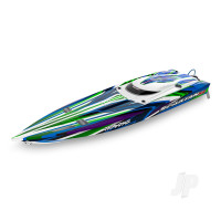 Spartan SR VXL 1:10 36in Electric Brushless Race Boat, Green (+ TQi 2-ch, TSM, VXL-6s marine, Velineon 540XL, Self Righting)