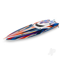 Spartan SR VXL 1:10 36in Electric Brushless Race Boat, Orange (+ TQi 2-ch, TSM, VXL-6s marine, Velineon 540XL, Self Righting)