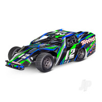 Slash Modified BL-2S 1:10 2WD RTR Dirt Oval Racer, Green (+ TQ 2-ch, BL-2S, 3300kV, 2S LiPo, USB-C Charger)