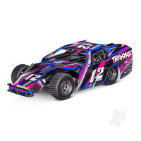 Slash Modified BL-2S 1:10 2WD RTR Dirt Oval Racer, Pink (+ TQ 2-ch, BL-2S, 3300kV, 2S LiPo, USB-C Charger)