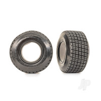 Tyres, Hoosier (dual profile 4.3x1.7- 2.2/3.0") (2)/ foam inserts (2)