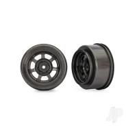 Dirt Oval Grey Front Wheels (2)