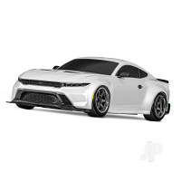 4-Tec Drift 2024 Ford Mustang 1:10 2WD RTR Electric, White (+ TQi 3-ch, XL-5, Titan Drift 21T, Clipless Body)