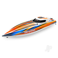 Disruptor 4S VXL 1:10 26in Electric Brushless Race Boat with Rapid Right, Orange (+ TQ 2-ch, VXL-4S Marine, Velineon 540XL)